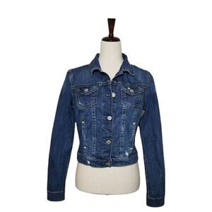 Aeropostale Blue Destressed Girls Denim Jacket